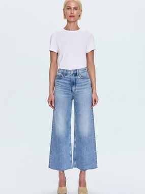 pistola Light Blue Wide Leg Jeans